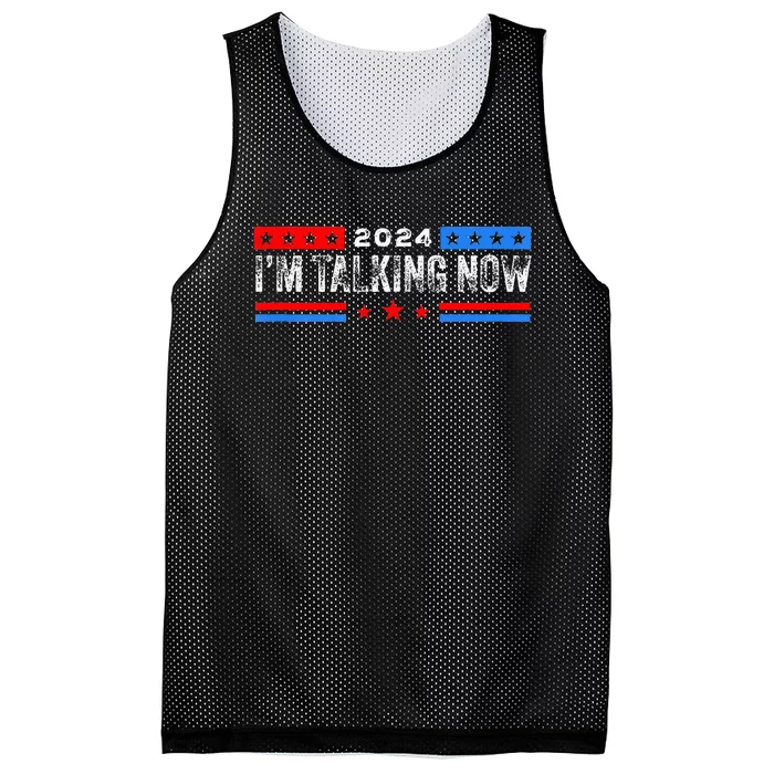 IM Talking Now Elections 2024 Democrat Republican Mesh Reversible Basketball Jersey Tank