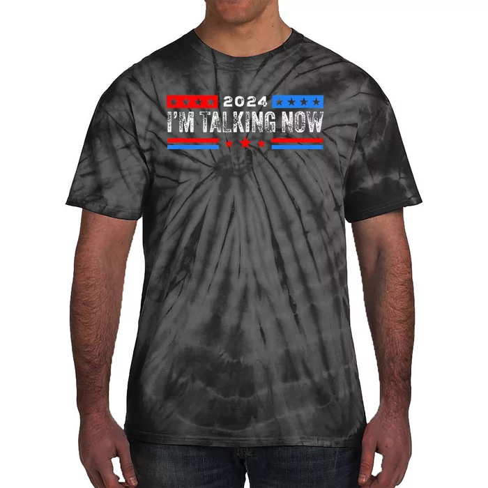 IM Talking Now Elections 2024 Democrat Republican Tie-Dye T-Shirt