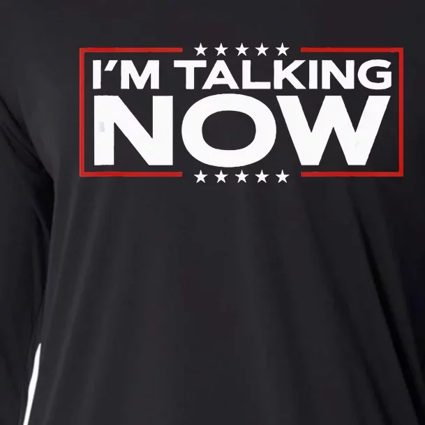 IM Talking Now Elections 2024 Democrat Republican Cooling Performance Long Sleeve Crew