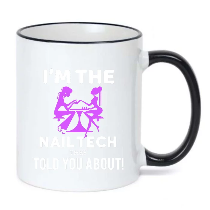 IM The Nail Tech Black Color Changing Mug