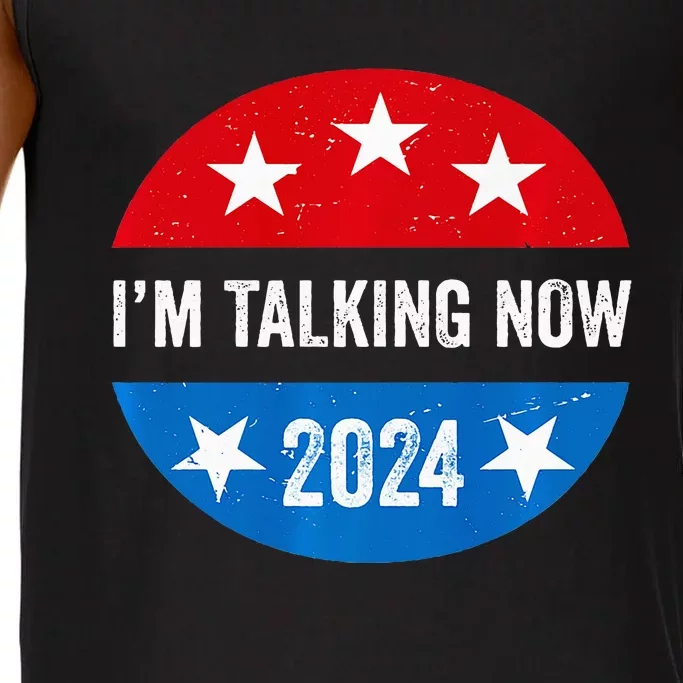 IM Talking Now Does That Sound Familiar 2024 Election Trump Premium Comfort Colors® Tank Top