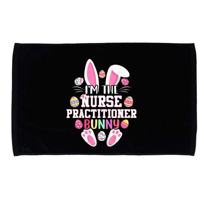 IM The Nurse Practitioner Bunny Happy Easter Day Microfiber Hand Towel