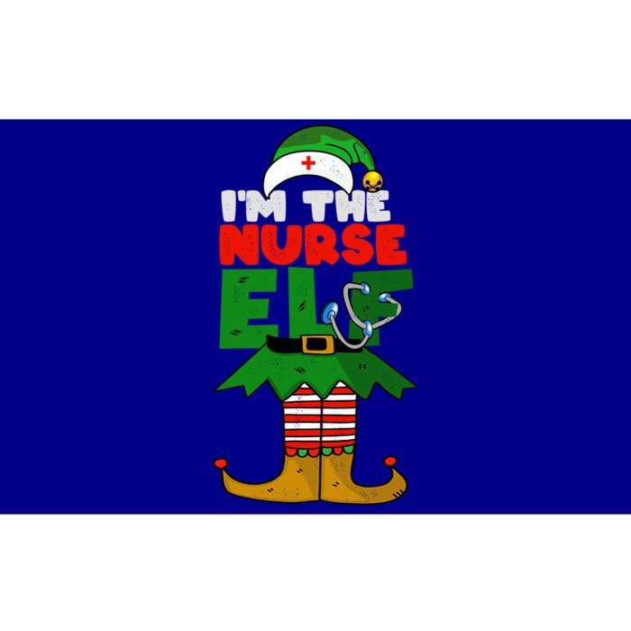 Im The Nurse Elf Cute Christmas Nurse Gear For Parties Gift Bumper Sticker