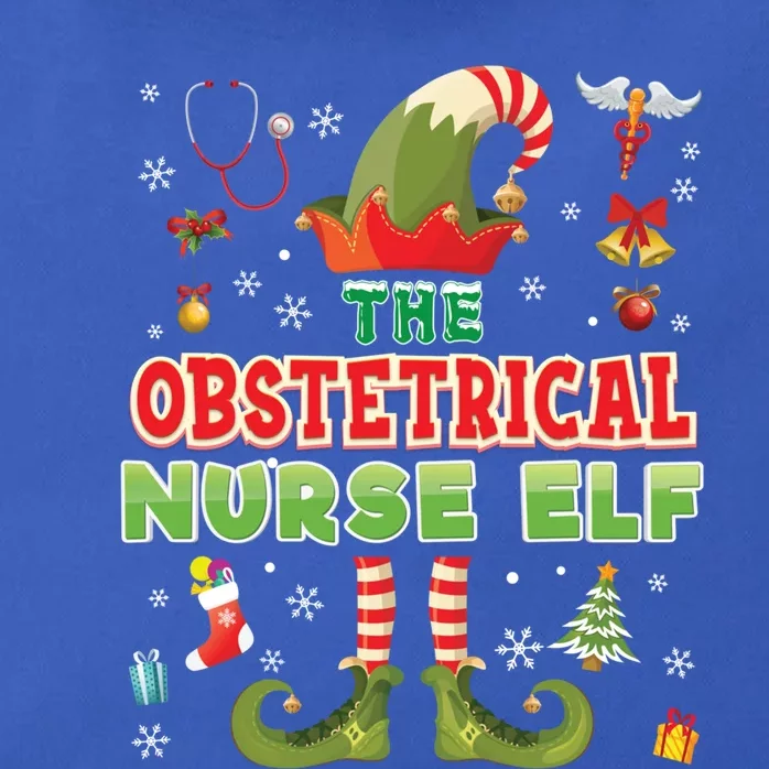 Im The Obstetrical Nurse Elf Christmas Suit Sweater Ugly Gift Zip Tote Bag