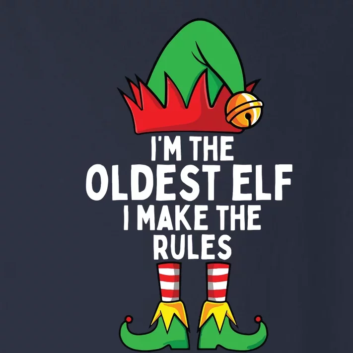 Im The Oldest Elf Matching Family Christmas Toddler Long Sleeve Shirt