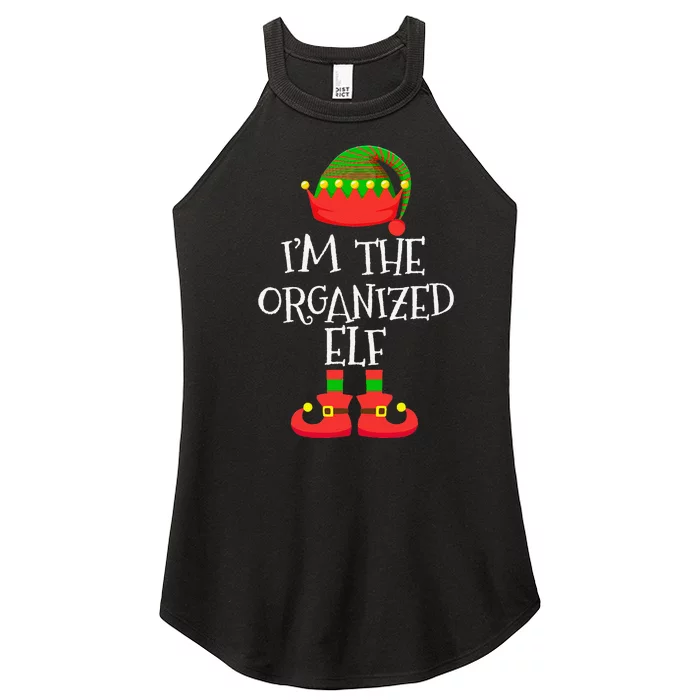 IM The Organized Elf Christmas Holiday Elf Squad Xmas Elves Women’s Perfect Tri Rocker Tank