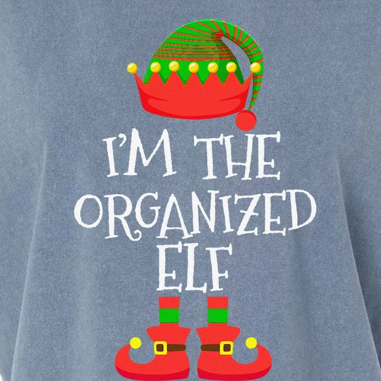 IM The Organized Elf Christmas Holiday Elf Squad Xmas Elves Garment-Dyed Women's Muscle Tee