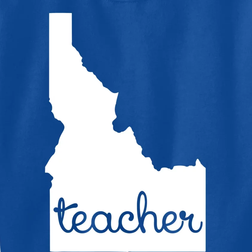 Idaho Teacher Outing Gift Cool Motivational Country Outfit Cute Gift Kids Sweatshirt