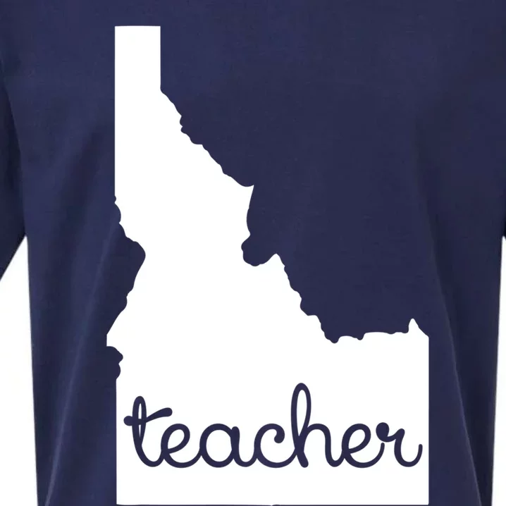 Idaho Teacher Outing Gift Cool Motivational Country Outfit Cute Gift Sueded Cloud Jersey T-Shirt