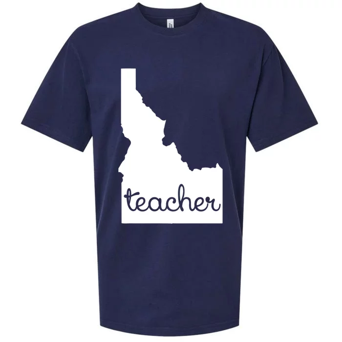 Idaho Teacher Outing Gift Cool Motivational Country Outfit Cute Gift Sueded Cloud Jersey T-Shirt