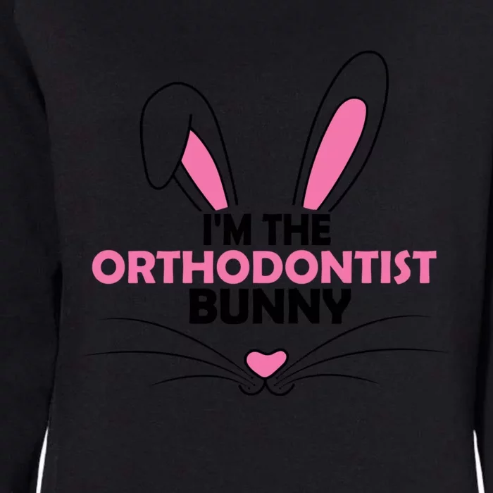 I'm The Orthodontist Bunny Graphic Cute Easter Day Costume Gift Womens California Wash Sweatshirt