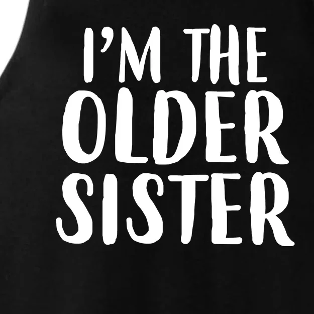 I'm The Older Sister Ladies Tri-Blend Wicking Tank