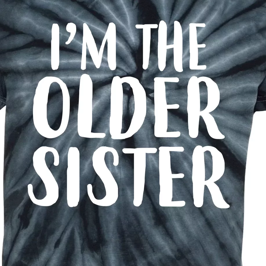 I'm The Older Sister Kids Tie-Dye T-Shirt