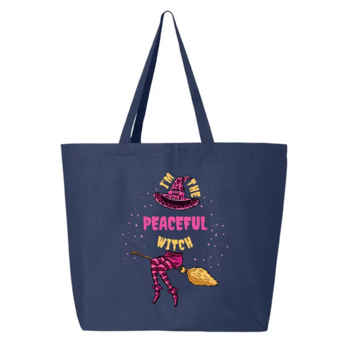 Im The Peaceful Witch Halloween Matching Gift 25L Jumbo Tote