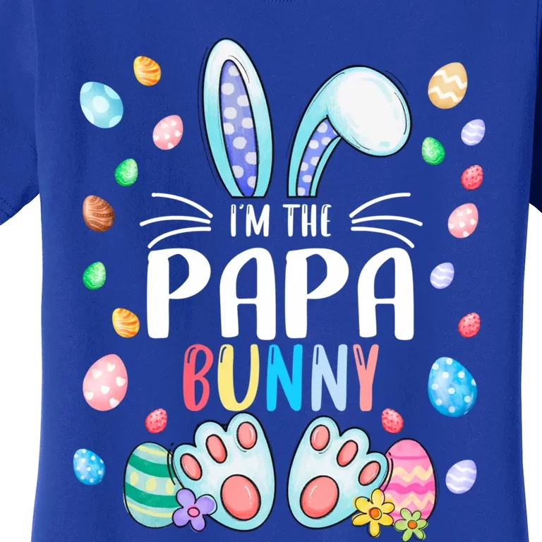 I'm The Papa Bunny Ears Easter Day Family Matching Gift Women's T-Shirt