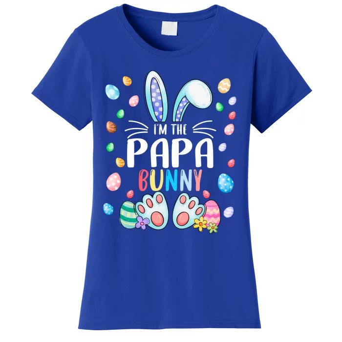 I'm The Papa Bunny Ears Easter Day Family Matching Gift Women's T-Shirt