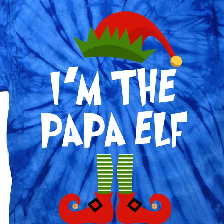 I'm The Papa Christmas Gift For Papa Costume Funny Gift Tie-Dye T-Shirt