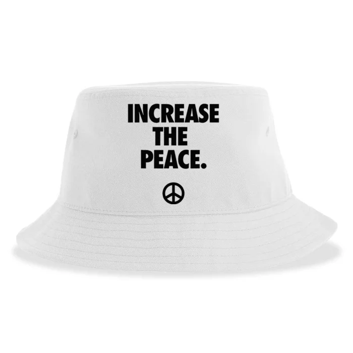 Increase The Peace Sustainable Bucket Hat