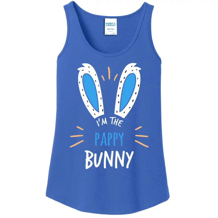 I'm The Pappy Bunny Matching Family Easter Sunday Gift Ladies Essential Tank