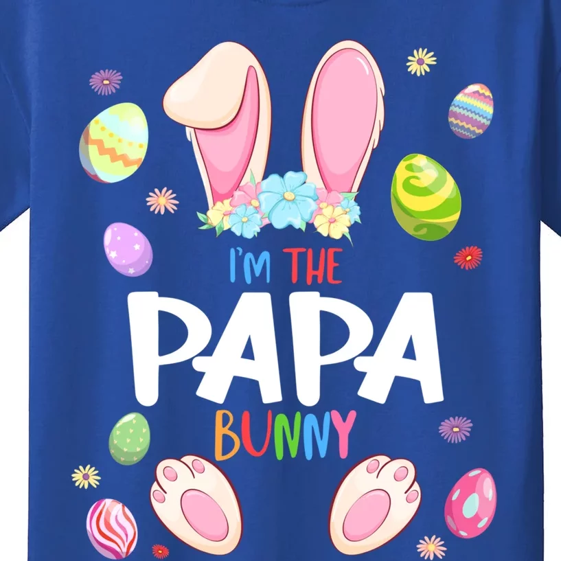 I'm The Papa Bunny Easter Party Matching Family Gift Kids T-Shirt