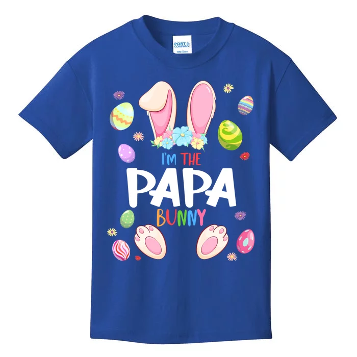 I'm The Papa Bunny Easter Party Matching Family Gift Kids T-Shirt