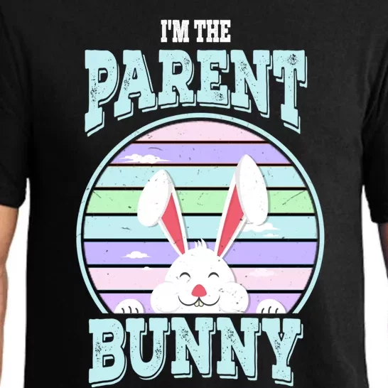 I'm The Parent Bunny Matching Family Easter Sunday Gift Pajama Set