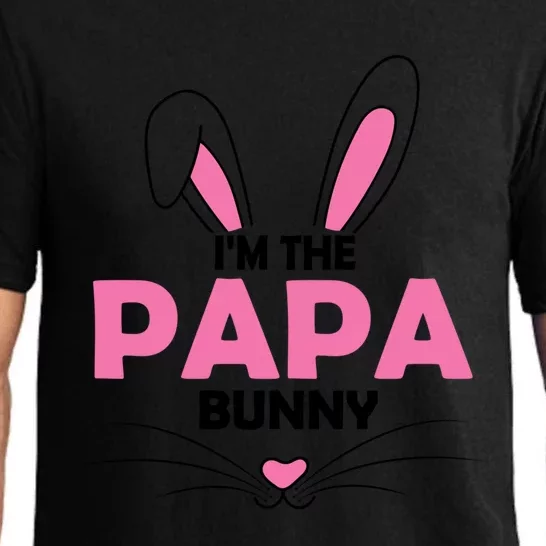 I'm The Papa Bunny Graphic Cute Easter Day Costume Gift Pajama Set