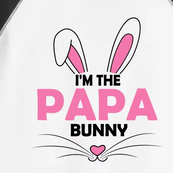 I'm The Papa Bunny Graphic Cute Easter Day Costume Gift Toddler Fine Jersey T-Shirt