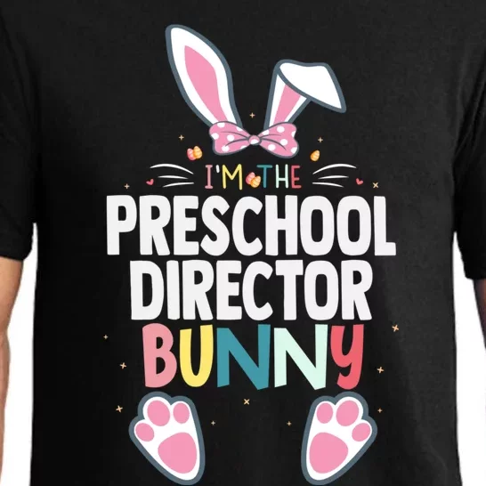 I'm The Preschool Director Bunny Easter Day Rabbit Matching Great Gift Pajama Set