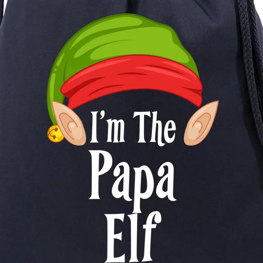 I'm The Papa Cute Gift Family Christmas Pajamas Great Gift Drawstring Bag