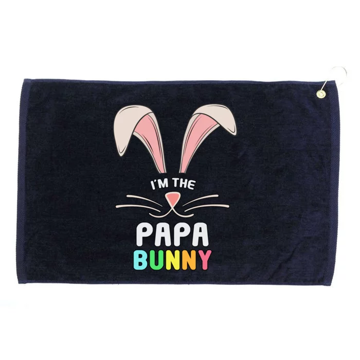 I'm The Papa Bunny Matching Family Easter Party Gift Grommeted Golf Towel