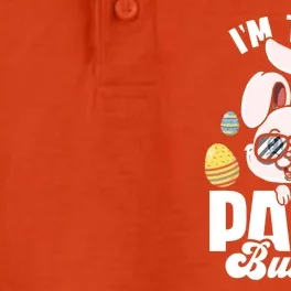 I'm The Papa Bunny Matching Family Easter Party Funny Gift Dry Zone Grid Performance Polo