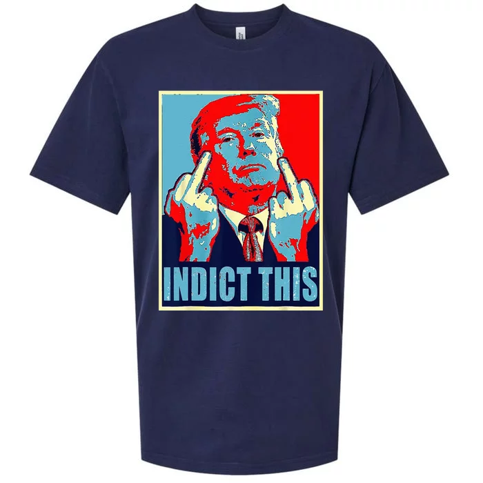 Indict This Pro Donald Trump Funny Sueded Cloud Jersey T-Shirt