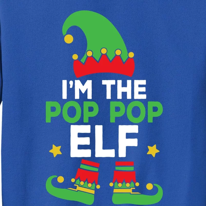 IM The Pop Pop Elf Funny Holiday Grandpa Matching Christmas Gift Sweatshirt