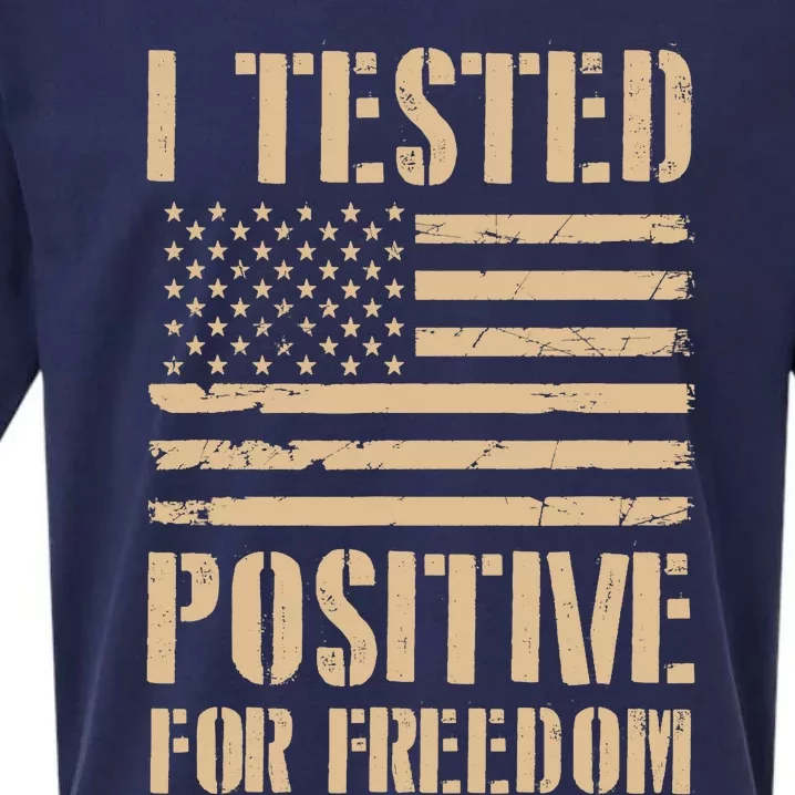 I Tested Positive For Freedom Sueded Cloud Jersey T-Shirt