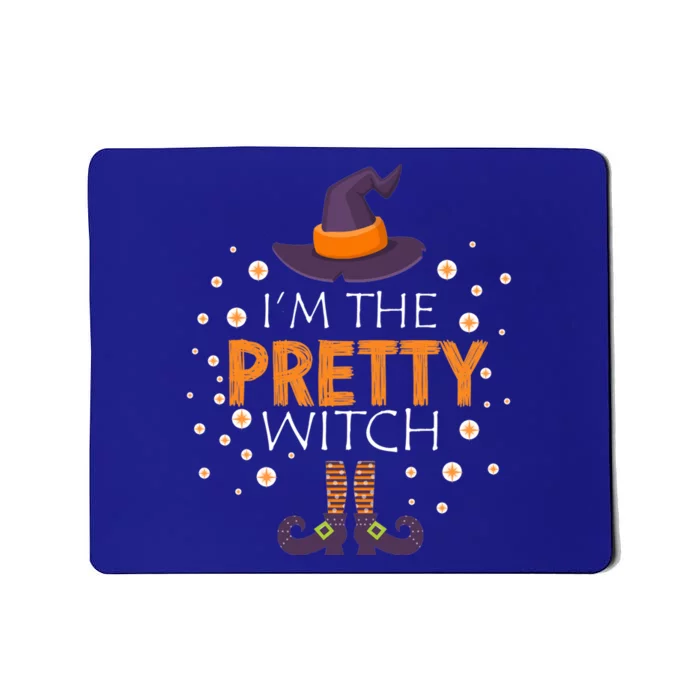 Im The Pretty Witch Matching Family Group Halloween Cute Gift Mousepad