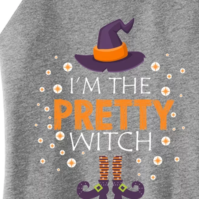 Im The Pretty Witch Matching Family Group Halloween Cute Gift Women’s Perfect Tri Rocker Tank