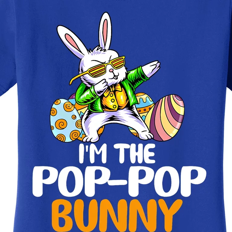 I'm The Pop Pop Bunny Happy Easter Day Cute Gift Women's T-Shirt