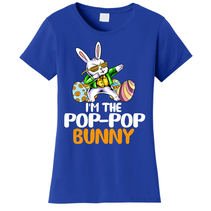 I'm The Pop Pop Bunny Happy Easter Day Cute Gift Women's T-Shirt