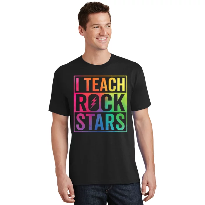 I Teach Rockstars Funny Music Teacher Back To School T-Shirt