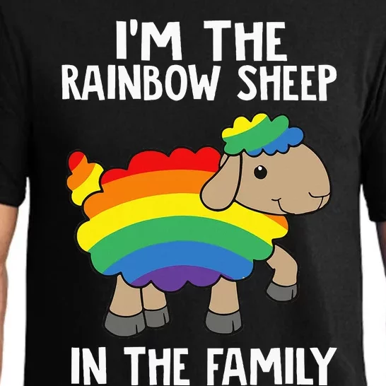 Im The Rainbow S.H.E.E.P In The Family Lgbtq Pride Pajama Set