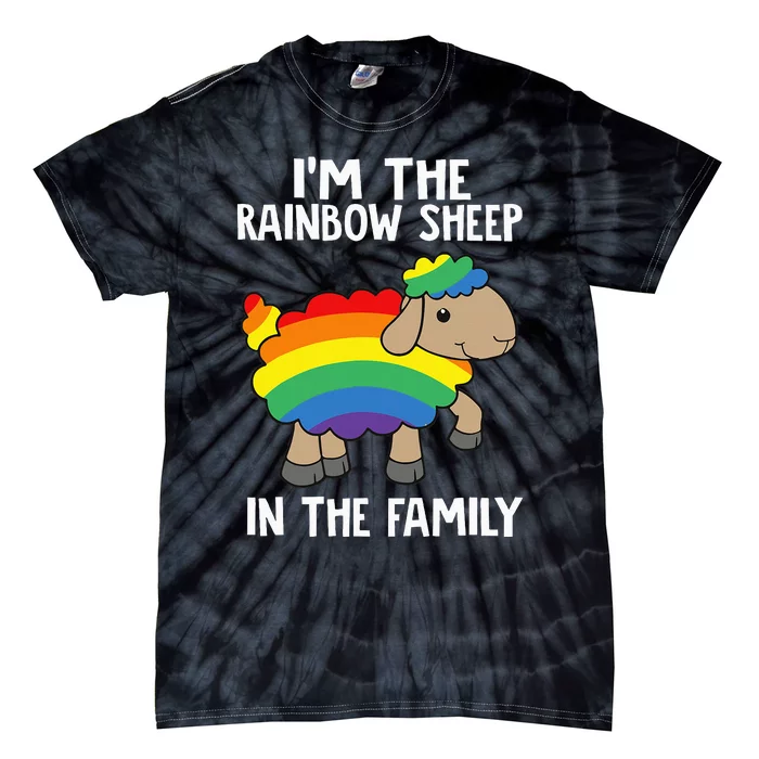 Im The Rainbow S.H.E.E.P In The Family Lgbtq Pride Tie-Dye T-Shirt