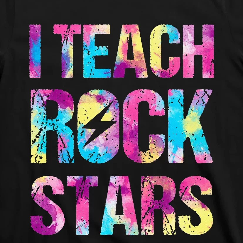 I Teach Rockstars Funny Music Teacher Back to School T-Shirt