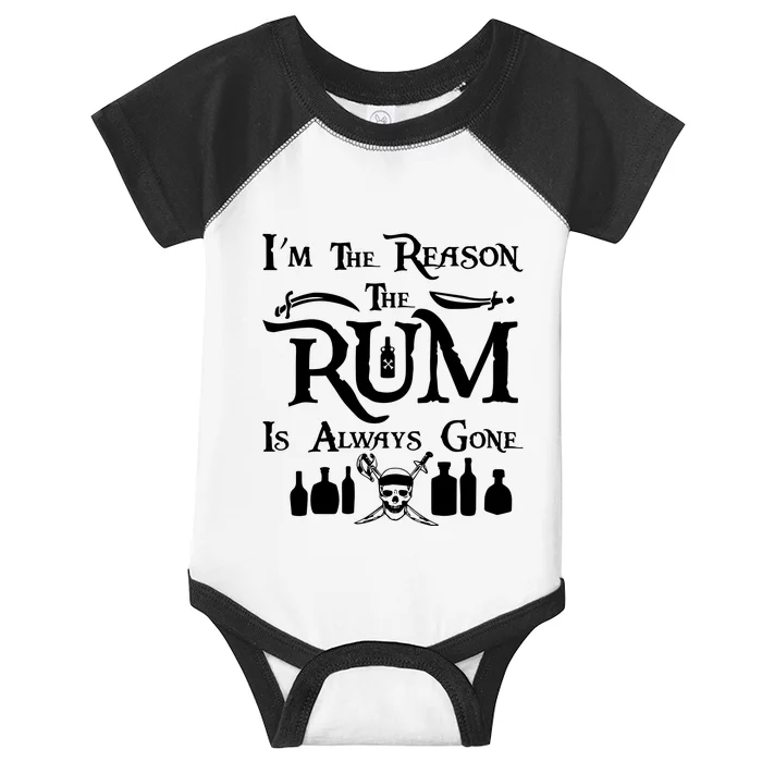 IM The Reason The Rum Always Gone Infant Baby Jersey Bodysuit