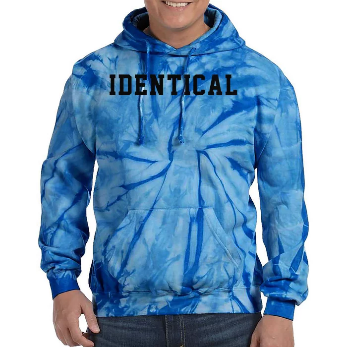 Identical Twin Raglan Tie Dye Hoodie