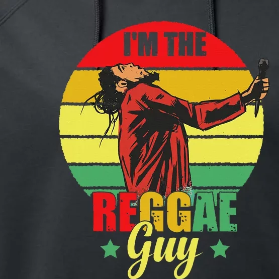 IM The Reggae Guy Rasta Love Caribbean Music Reggae Performance Fleece Hoodie