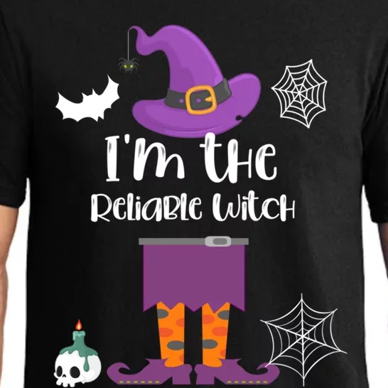 Im The Reliable Witch Halloween Matching Group Costume Gift Pajama Set