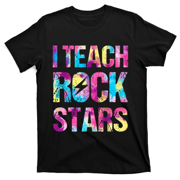 I Teach Rockstars Funny Music Teacher Back To School T-Shirt