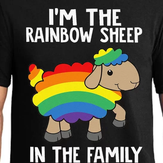 Im The Rainbow Sheeps In The Family Lgbtq Pride Pajama Set