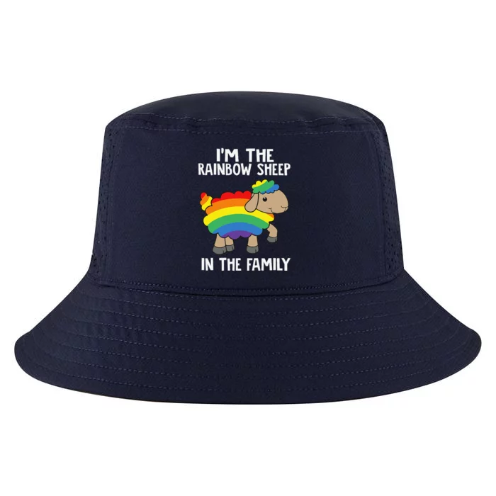 Im The Rainbow Sheeps In The Family Lgbtq Pride Cool Comfort Performance Bucket Hat